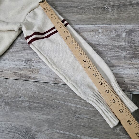 TAYLOR SWIFT Varsity Letterman Sweater RED ALBUM Womens Size Medium Semi Crop - Picture 14 of 16